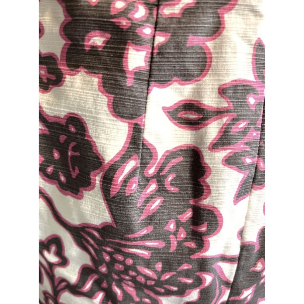 Boden Skirt Women 2P Pink Floral Paisley Straight Pencil - Picture 4 of 8